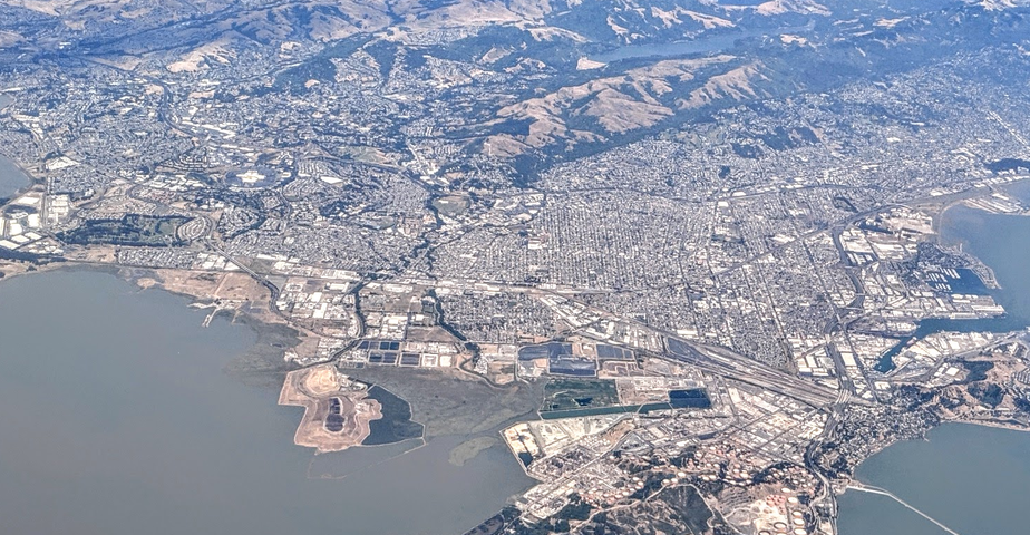 Overhead shot of Richmond California